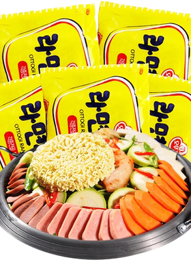 韩国进口不倒翁火锅面饼5袋