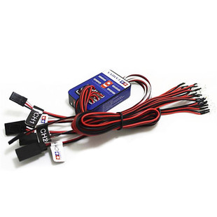 模型遥控灯组田宫TAMIYA rc车灯仿真联动第三通可控制双闪12灯组