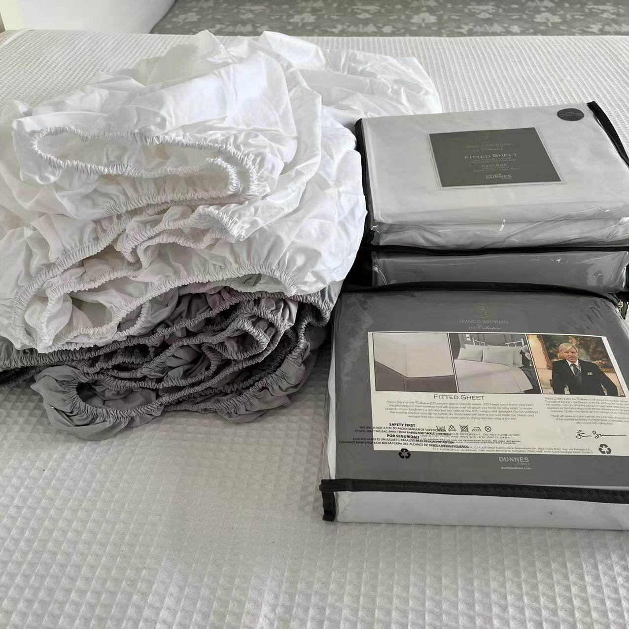 出口英国原单100%纯棉床笠单件加密纯色全棉席梦思床垫保护套床单,床上用品,床笠,淘宝优惠券,粉丝福利购,淘宝优惠卷