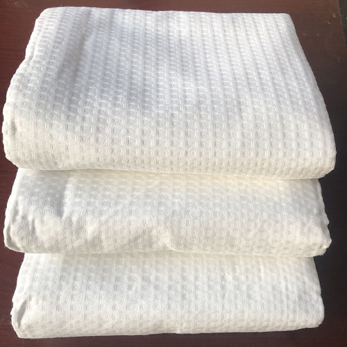 出口加厚床单纯棉蜂巢华夫格透气