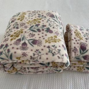 出口日单外贸加厚双面法兰绒床单单件加绒保暖牛奶绒睡单毯子特价