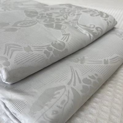 100%纯棉60支缎纹大提花被套