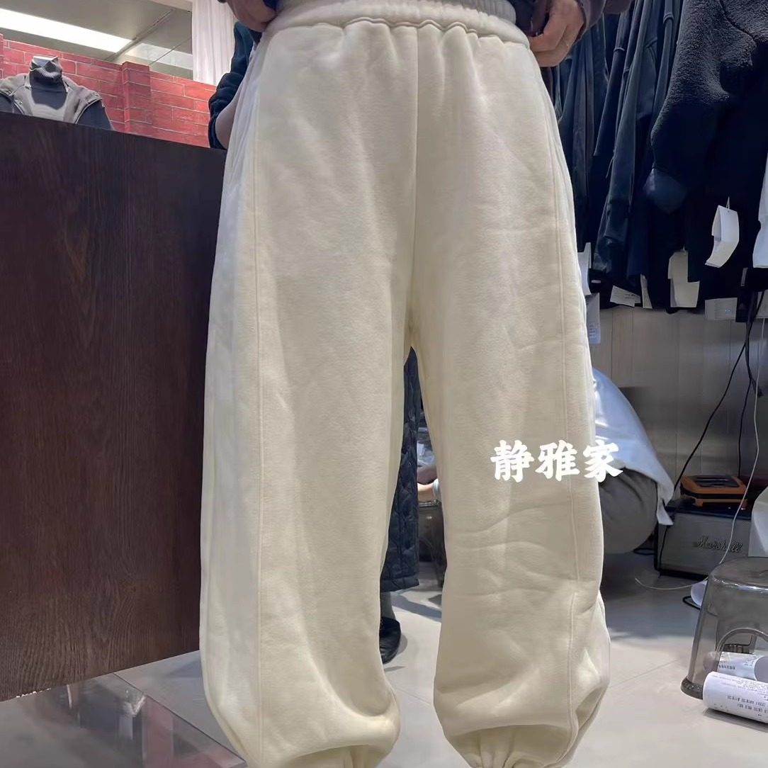 JYJ静雅8195冬季女加厚复合绒高腰韩版宽松大码胖mm休闲束脚卫裤,女装/女士精品,卫裤,淘宝优惠券,粉丝福利购,淘宝优惠卷