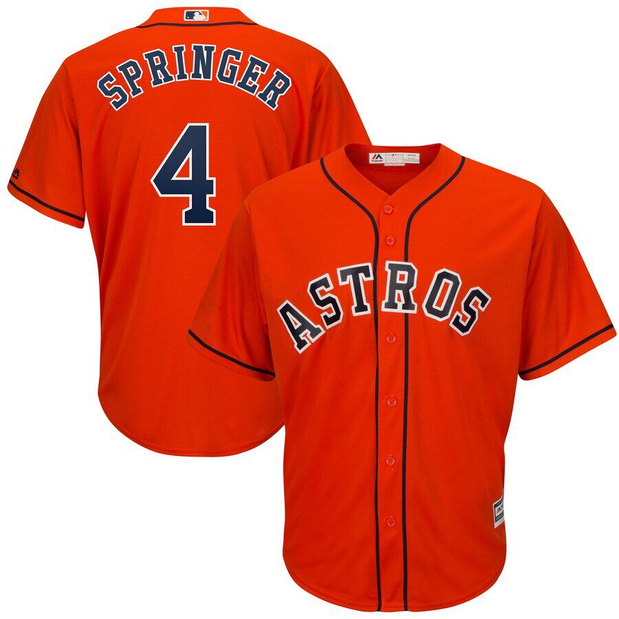 맞춤형 야구 리그 ASTROS HOUSTON ASTROS SPRINGER 저지