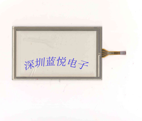 4.8寸四线电阻触摸屏 外围131*78 GPS触摸屏 侧边出线 MP3触摸屏
