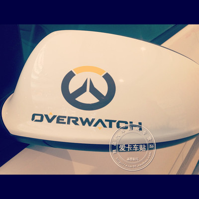 游戏贴纸反光镜标志