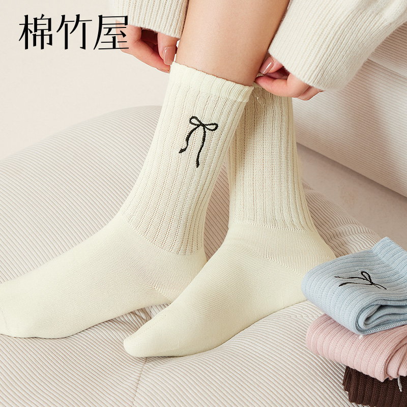 miu系可爱袜子女士甜美配玛丽珍