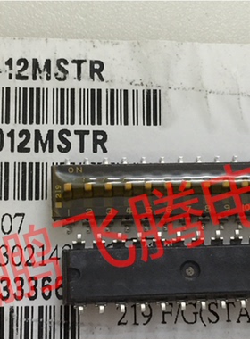 全新美国CTS 贴片12位拨码跨国 219-12MSTR 2.54MM滑动平拨编码