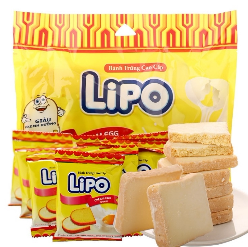 lipo面包干300g/袋营养早餐饼干小包装 零食小吃散装整箱