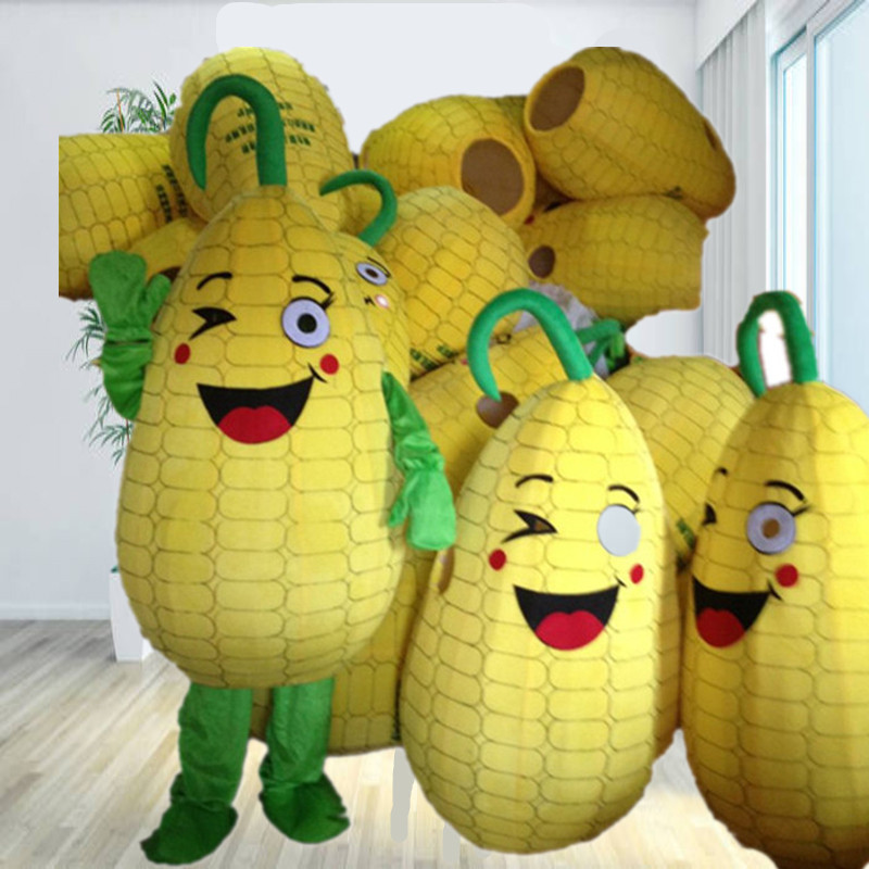 定制玉米卡通人偶服装苞米动漫人物头套苞谷人穿玩偶服毛绒苞粟米