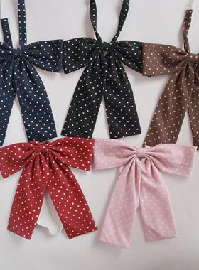 神仙club 波点领结合集 长柄免打直条巾校供感学生jk制服小物