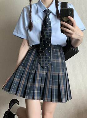 朝思暮想短袖jk衬衫原创JK制服