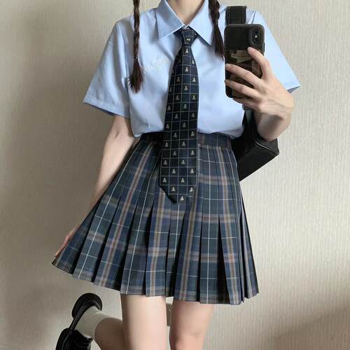 朝思暮想短袖jk衬衫原创JK制服