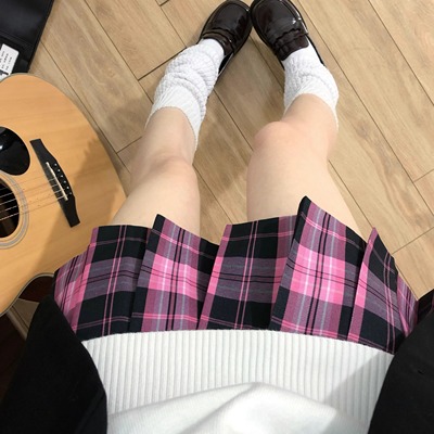 神仙clbu湘梅原创JK格裙