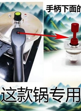 ASD爱仕达高压锅止开阀自锁阀压力锅原装浮子阀D1822原装配件