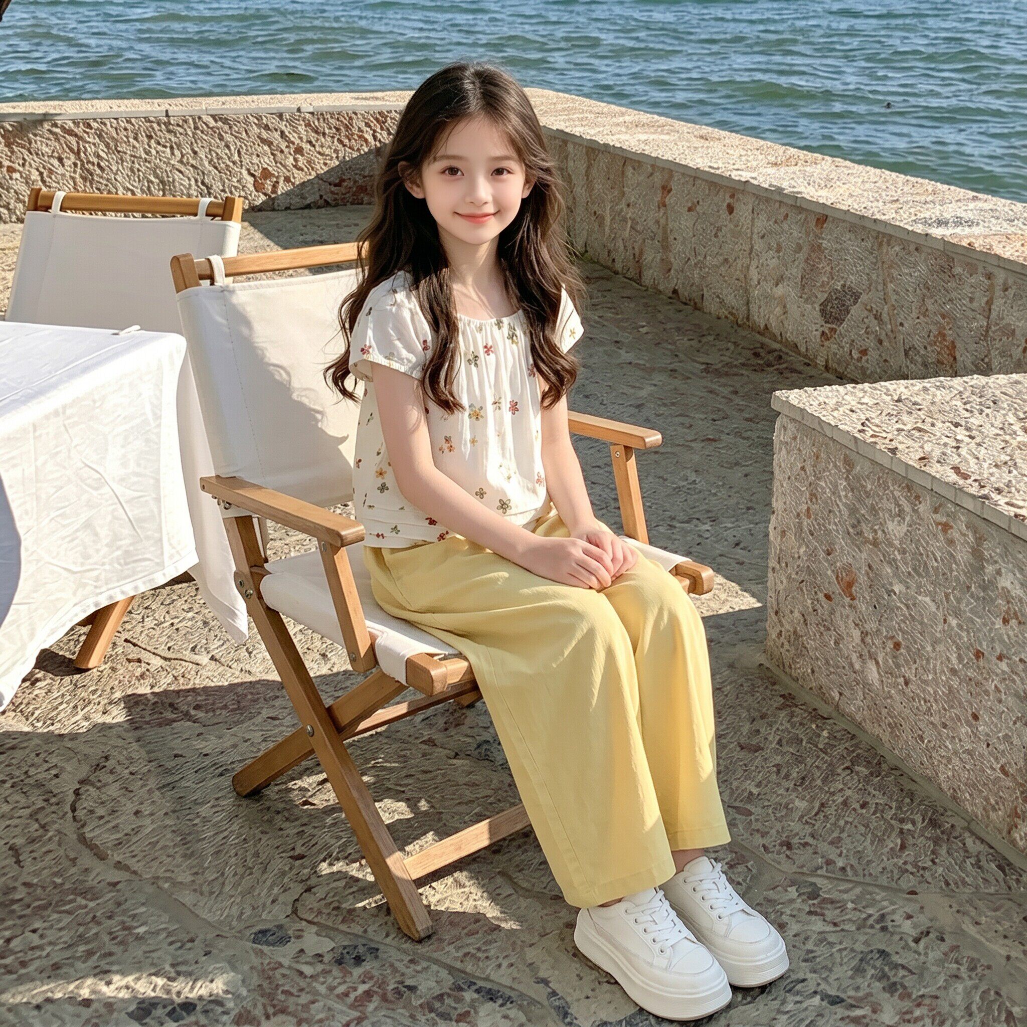 女童套装2026新款中大童女孩夏季薄款洋气两件套儿童短袖裤子夏装