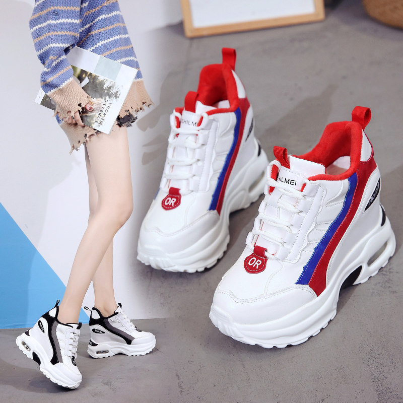 老爹鞋女2021新款春秋百搭网红运动高跟春款内增高厚底松糕小白鞋在类目 女鞋, 低帮鞋中 - 来自Buy2taobao.com提供专业的淘宝代购服务