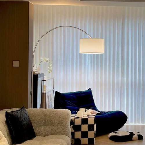 极简设计师款客厅落地灯沙发旁高级感钓鱼灯落地台灯全光谱氛围灯