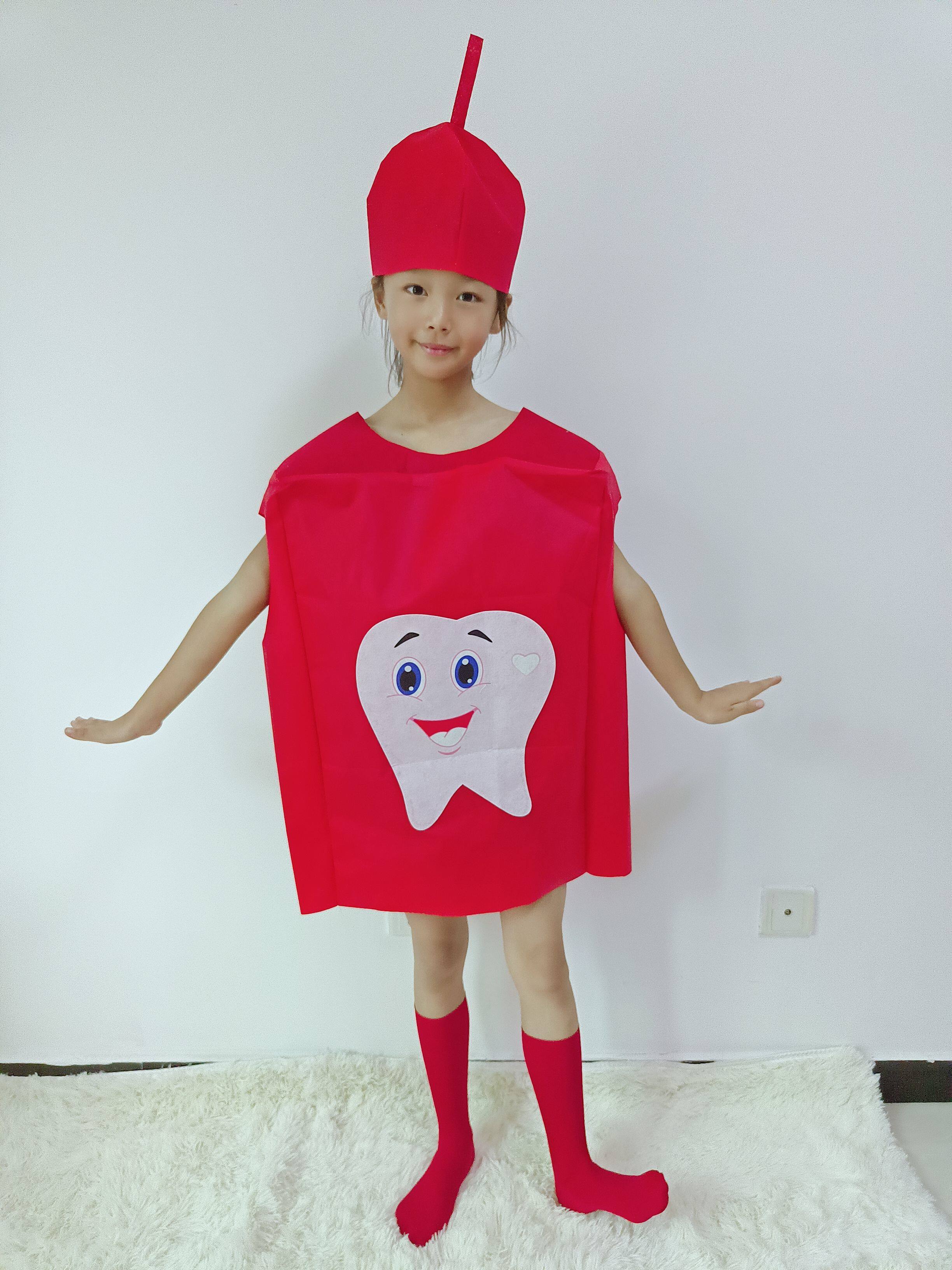 儿童牙齿细菌大战服 幼儿园细菌蚜虫演出服装 牙虫童话剧表演服装