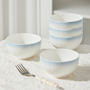 釉下彩吃饭小碗高颜值套装 特别好看 陶瓷米饭碗家用2025新款 法式