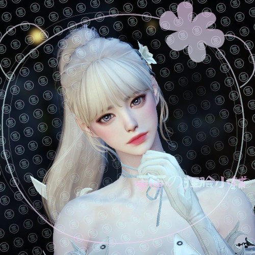 画画の【思菱】命运方舟捏脸吟游诗人魔法师女巫失落的方舟数据