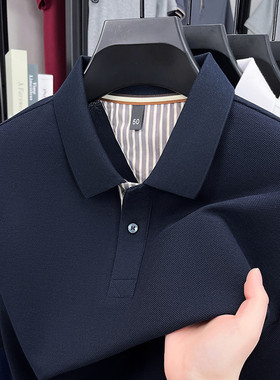 【奥莱品牌折扣】保罗短袖T恤男夏季新款爸爸装纯棉休闲短袖POLO