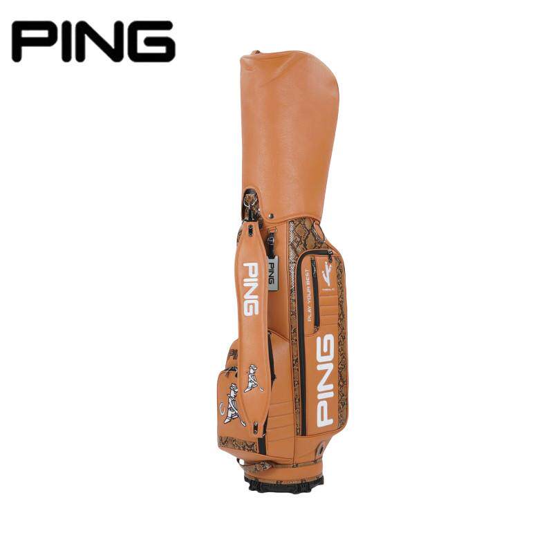 正品PING高尔夫男士球包皮革防水标准车载包TUCSON CB GOLF球包