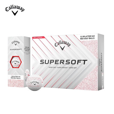 Callaway卡拉威高尔夫球25新款SUPER SOFT高球速两层olf练习球