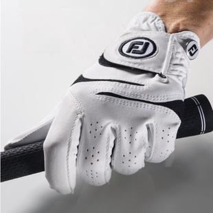 FootJoy高尔夫手套男士WeatherSof左右手FJ耐磨防滑手套单只装