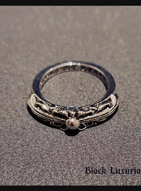 十字架做旧电镀情侣戒指