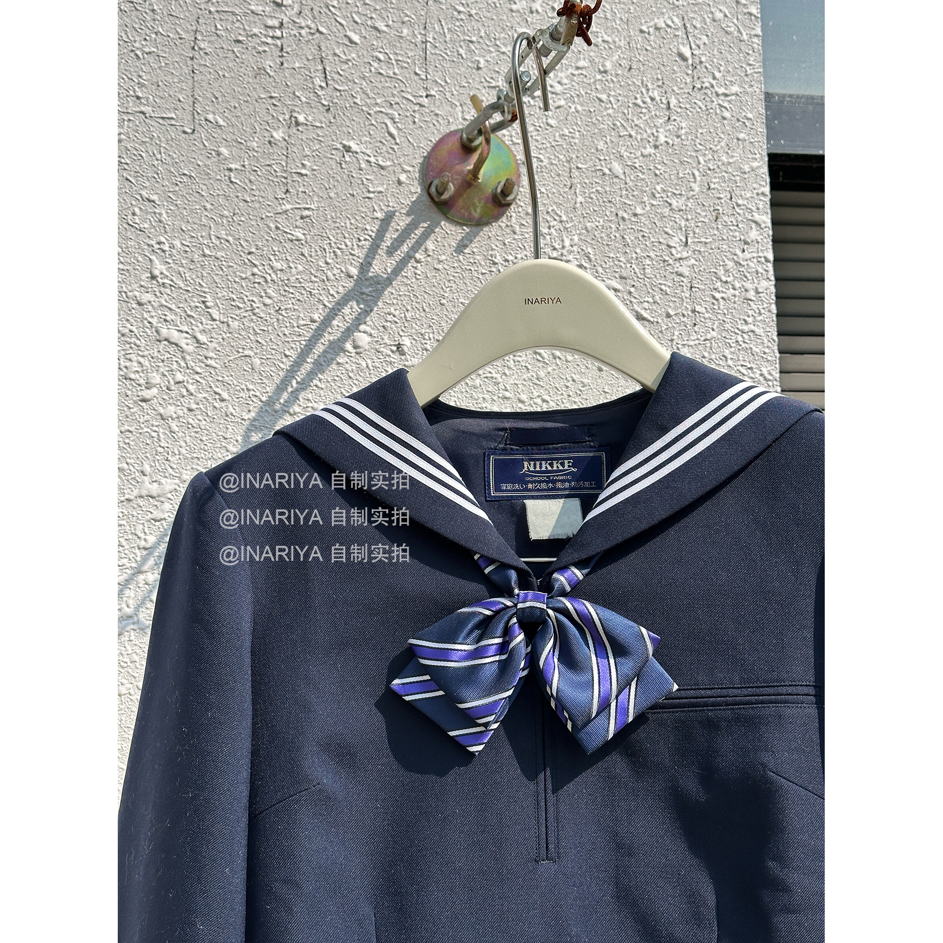 藏青色领结JK制服配饰