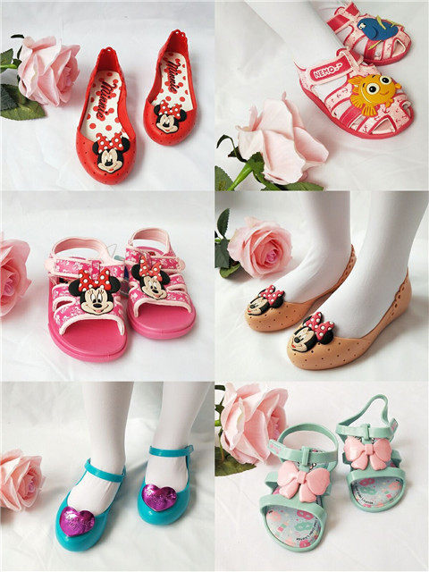 巴西梅丽莎副牌果冻鞋卡通公主鞋夏女童蝴蝶结儿童学步鞋单鞋凉鞋