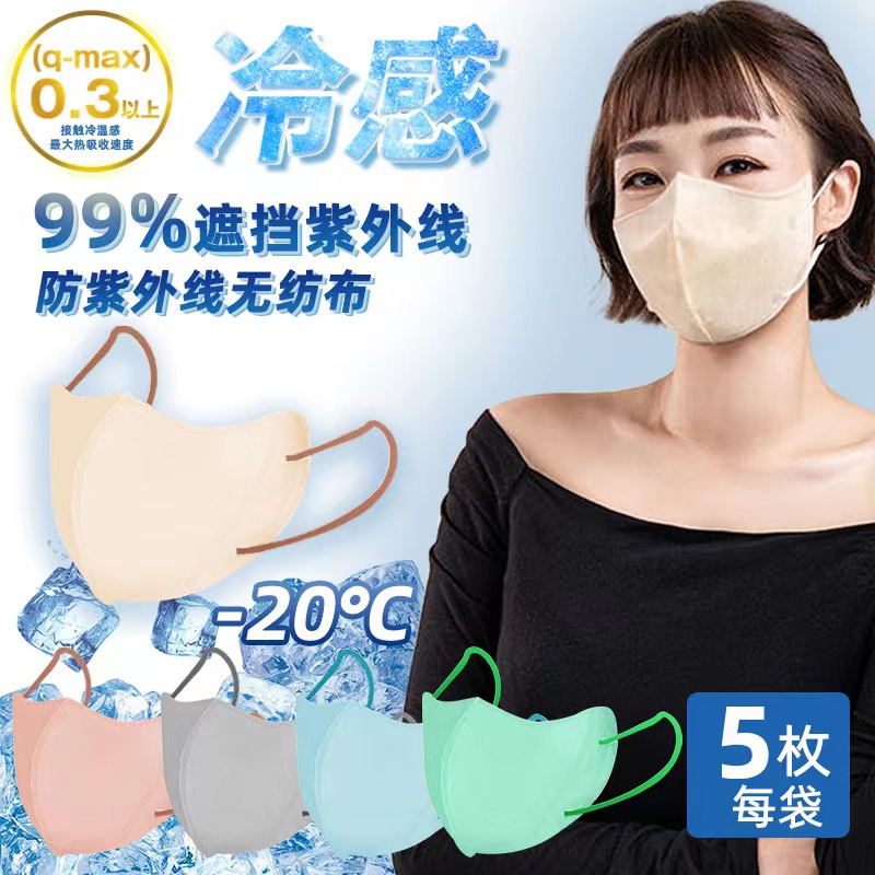 日本冰冷防晒护眼口罩