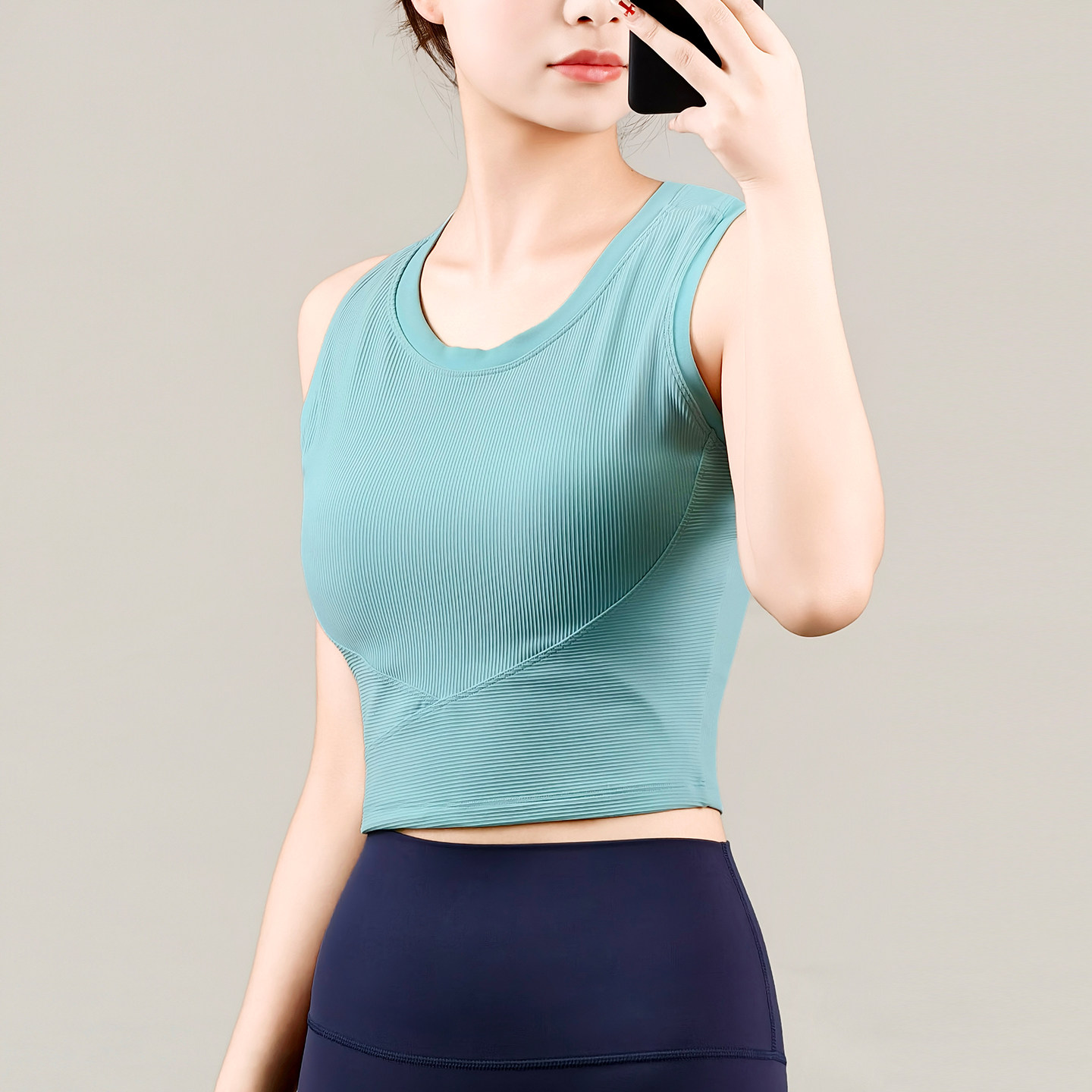 可可推荐背心女士美背文胸一体打底带胸垫外穿瑜伽上衣内衣普拉提,运动/瑜伽/健身/球迷用品,瑜伽背心,淘宝优惠券,粉丝福利购,淘宝优惠卷