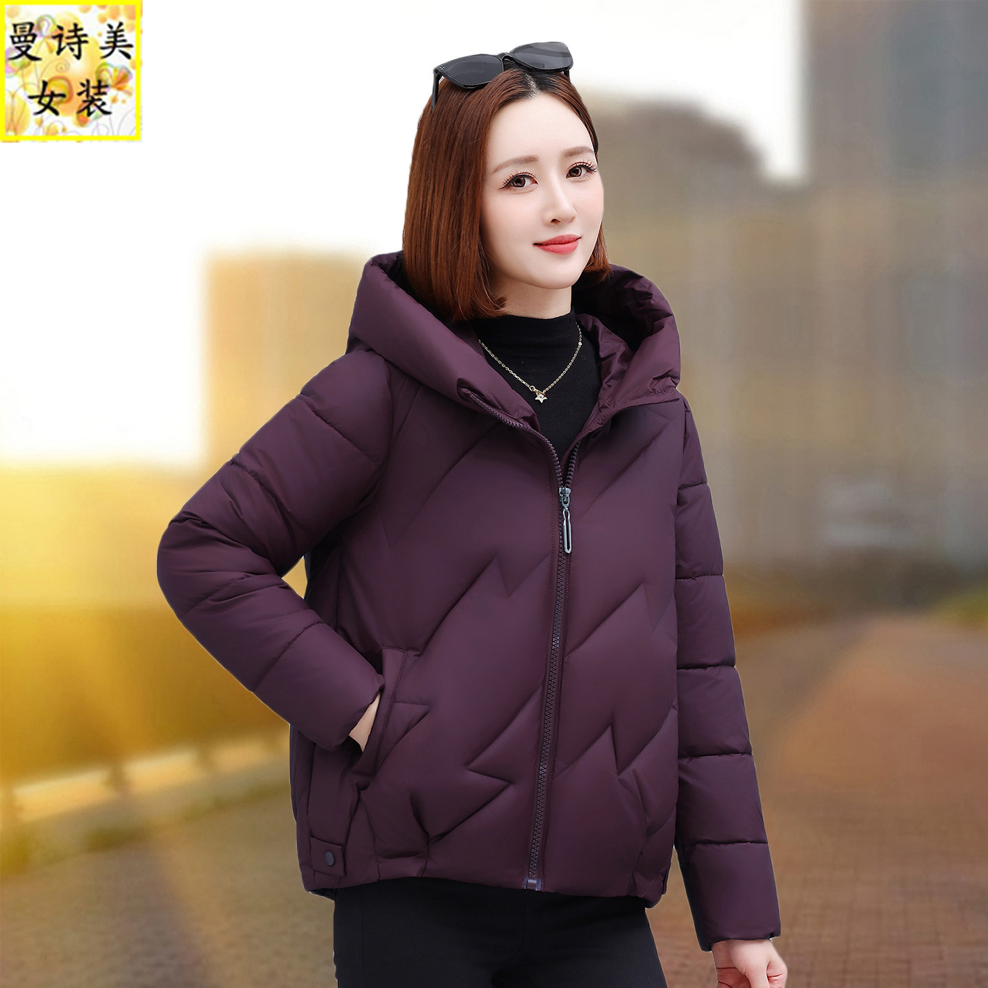 冬季短款羽绒棉衣棉服女士2025新款爆款妈妈冬装加厚棉袄保暖外套