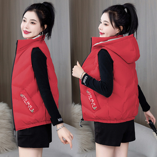 短款羽绒棉马甲女士秋冬装2026新款时尚外穿背心显瘦百搭马夹外套