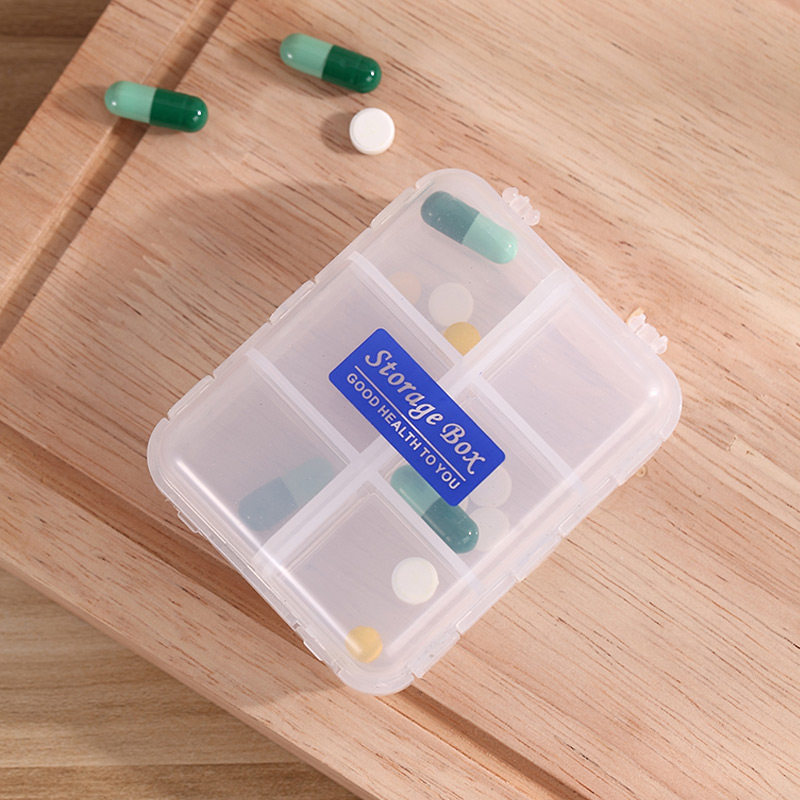 分装药盒便携式药丸随身小号迷你药片小药盒老人药品收纳盒