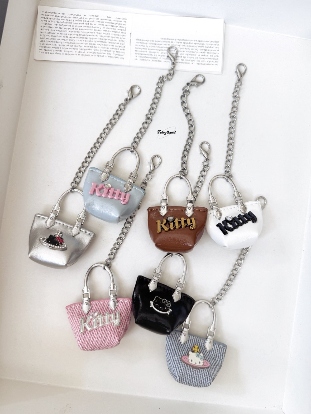 原创mini皮革牛仔kt小包包挂件可爱包挂饰芭比粉甜美少女心钥匙扣,服饰配件/皮带/帽子/围巾,包挂件,淘宝优惠券,粉丝福利购,淘宝优惠卷