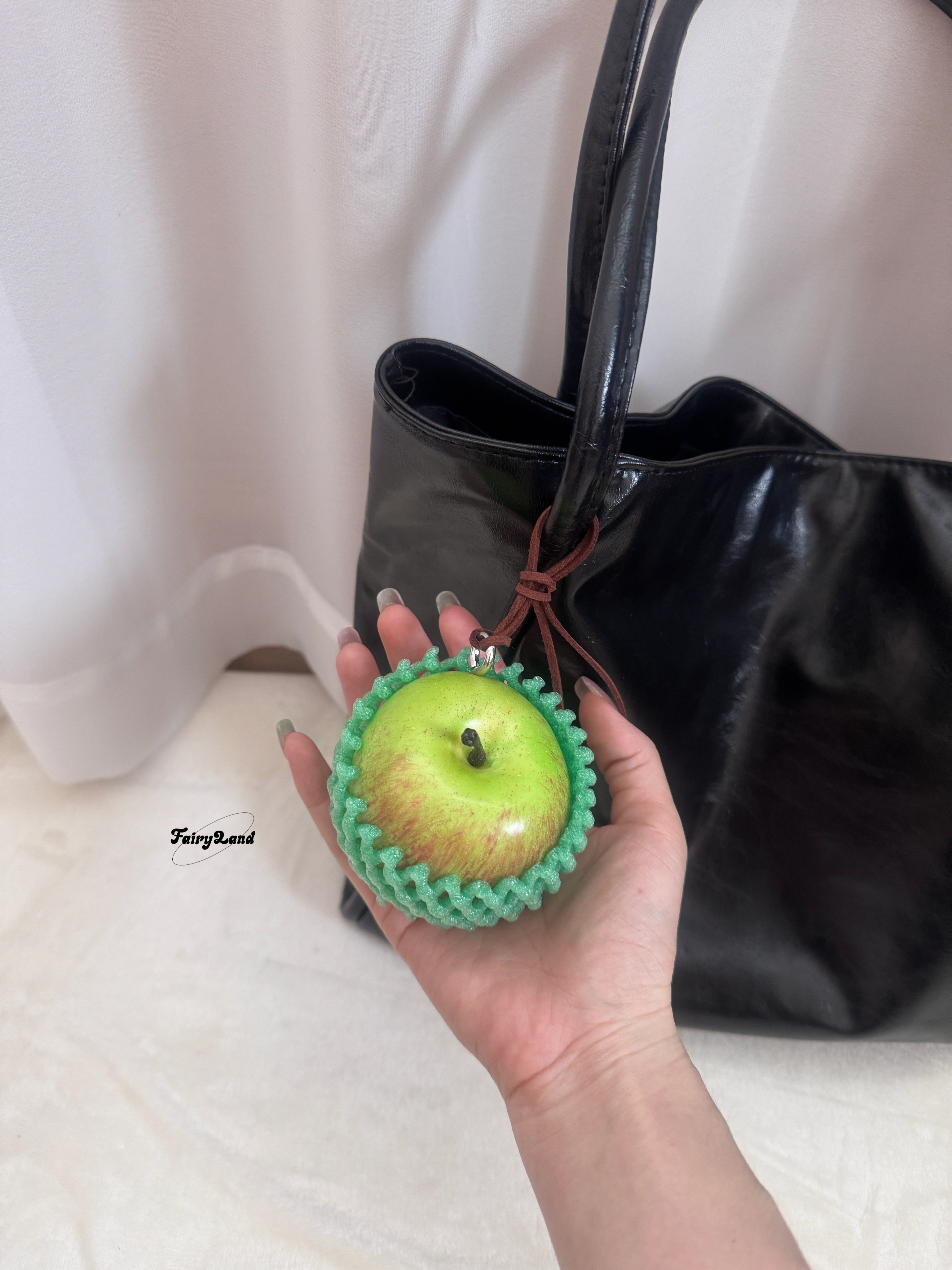 “一颗苹果”仿真水果挂件蛇果包包挂饰汽车后视镜挂件搞怪礼物
