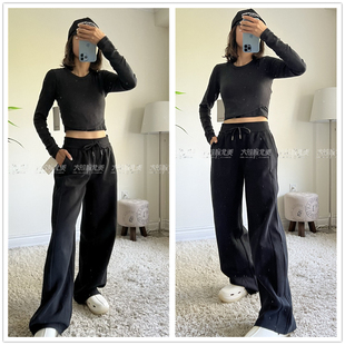 Wide Scuba Leg Pant 代购 瑜伽运动休闲保暖厚绒长裤 lululemon