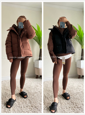 代购lululemon Wunder Puff 瑜伽运动休闲宽松鹅绒男女羽绒服合辑