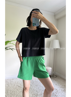 代购Lululemon Cates Tee/Ultralight 瑜伽运动休闲短款女款T恤