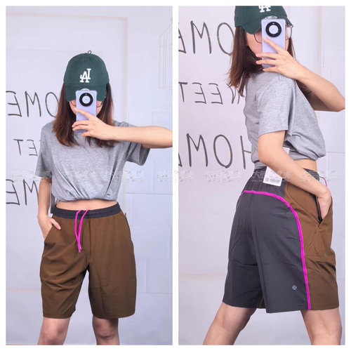 LULULEMON短裤现折男士运动休闲
