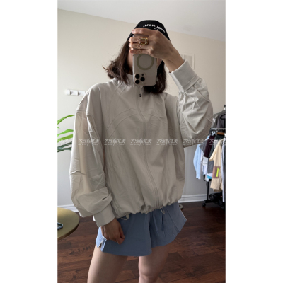 lululemon瑜伽休闲运动宽松外套