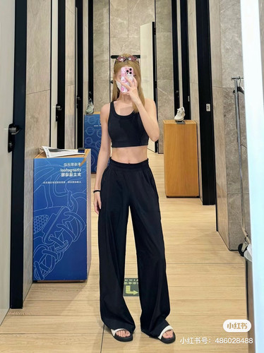 阔腿裤lululemon瑜伽商务速干