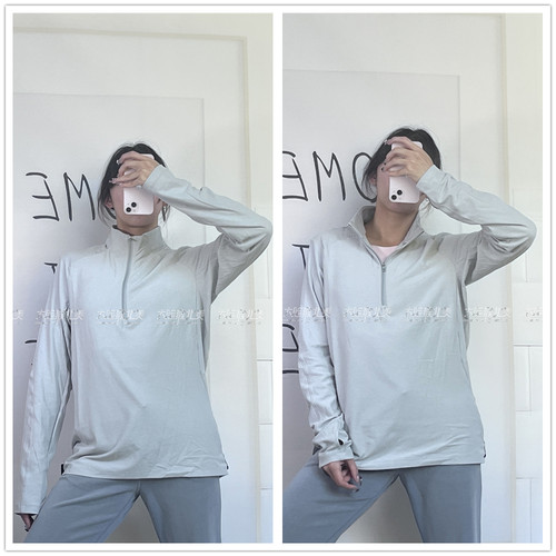 lululemon男士运动休闲保暖长袖