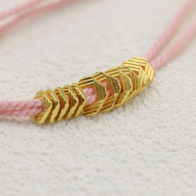 金包银配饰隔珠垫片大孔方孔配件