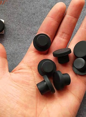 扁皮塞子传统弓专用纽扣塞子黑色硅胶T型塞子传统弹弓转换扁皮弓