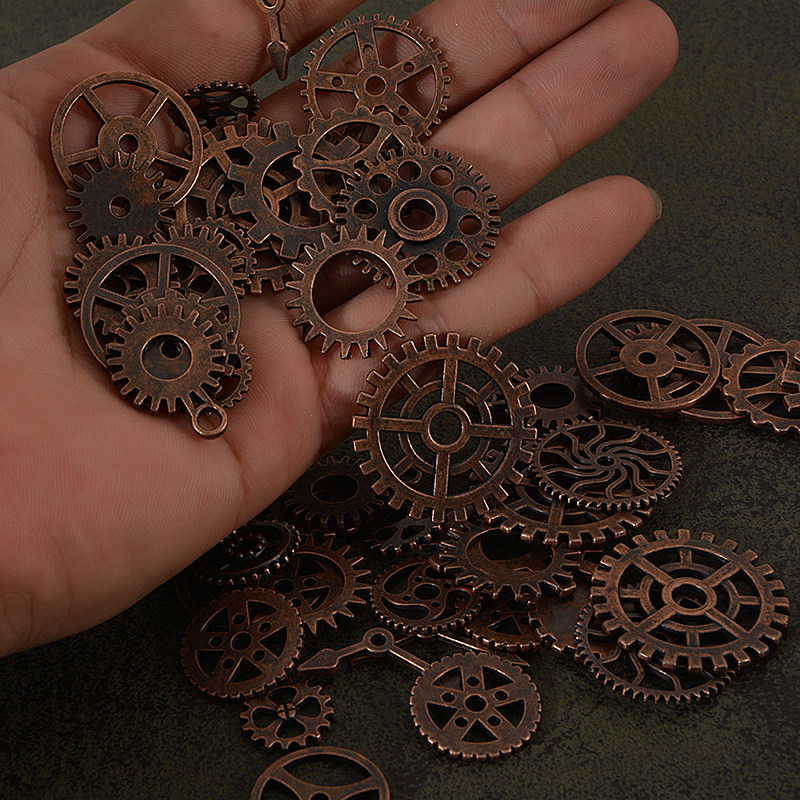 赛博朋克复古蒸汽机械齿轮谷子创意拍摄装饰侘寂风摄影拍照道具