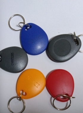 29号ID125k复制钥匙扣门禁感应8800芯片奇诺H618专用拷贝擦写卡扣